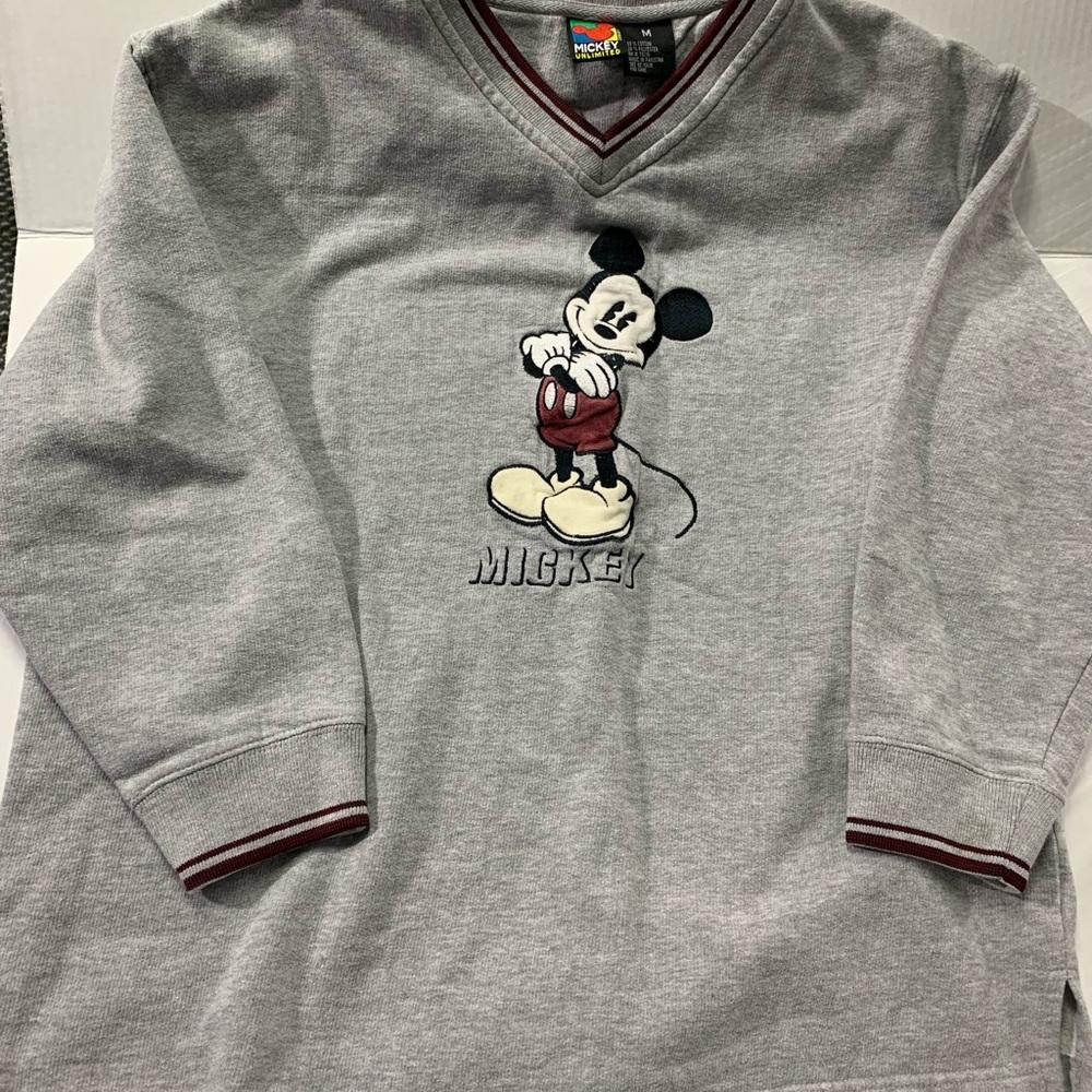Mickey unlimited vintage sweatshirt. Design by Jerry Leigh